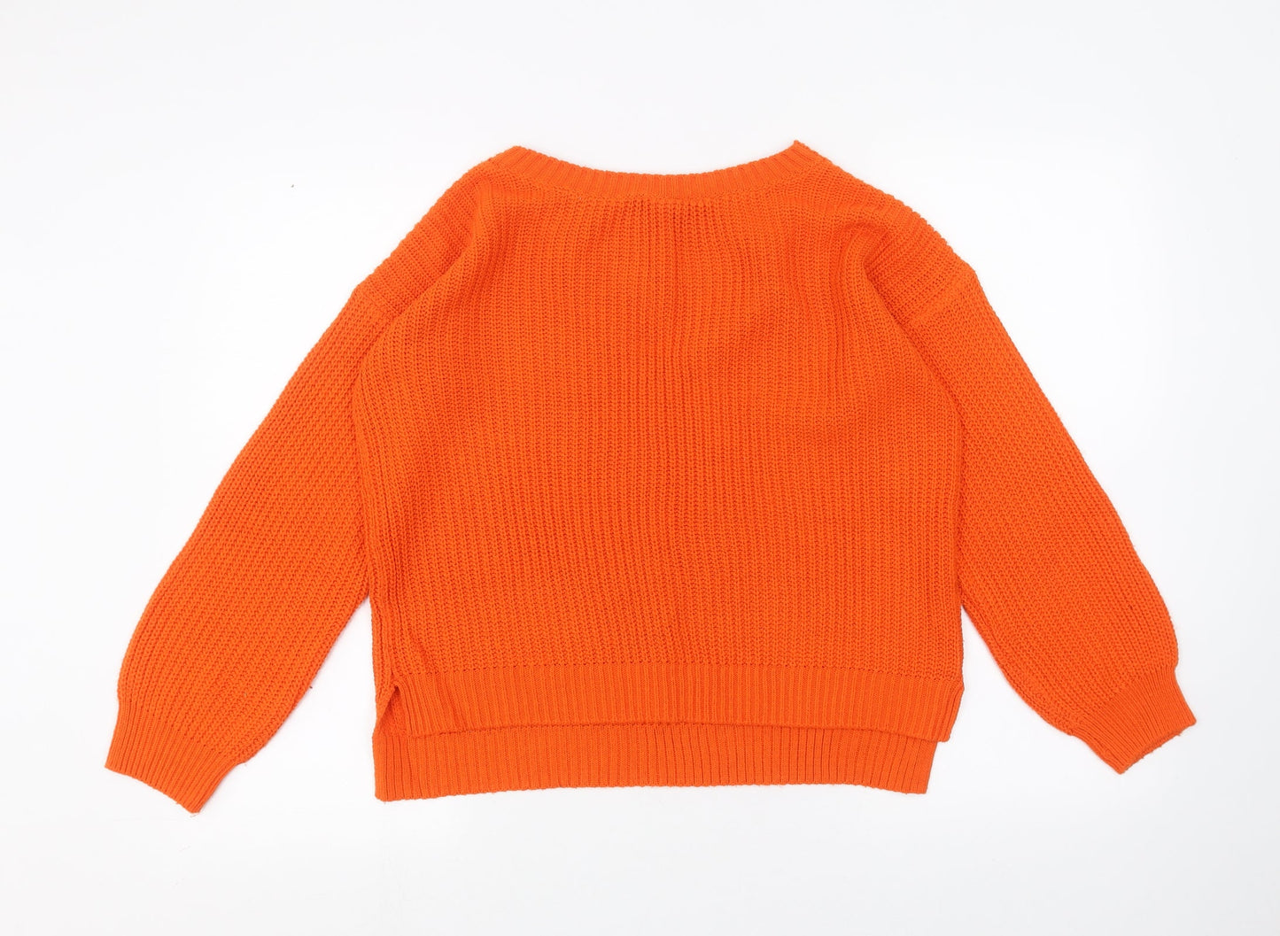 Primark Womens Orange   Pullover Jumper Size S
