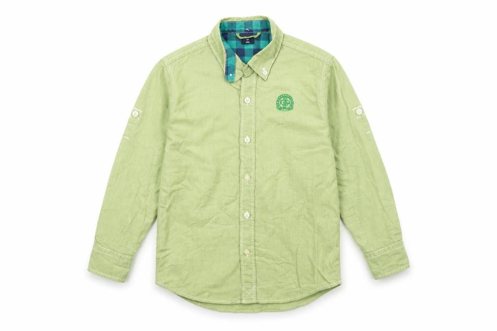 Gap Boys Green   Basic Button-Up Size S