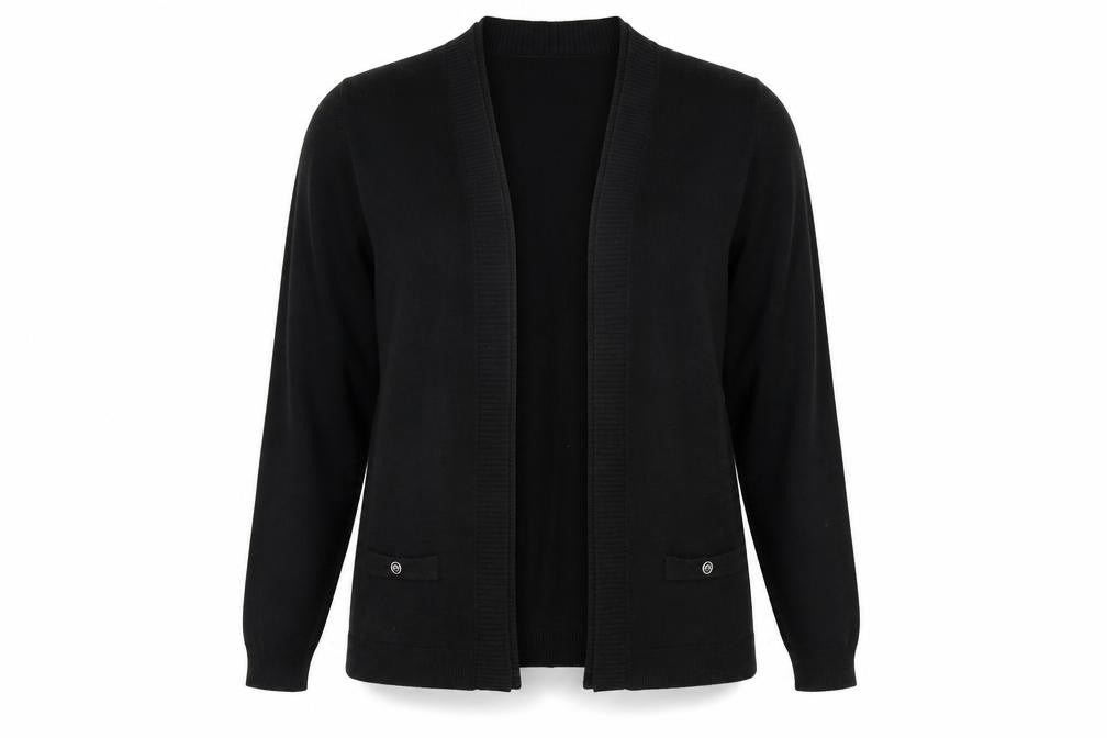 BHS Womens Black  Knit Cardigan Jumper Size 14