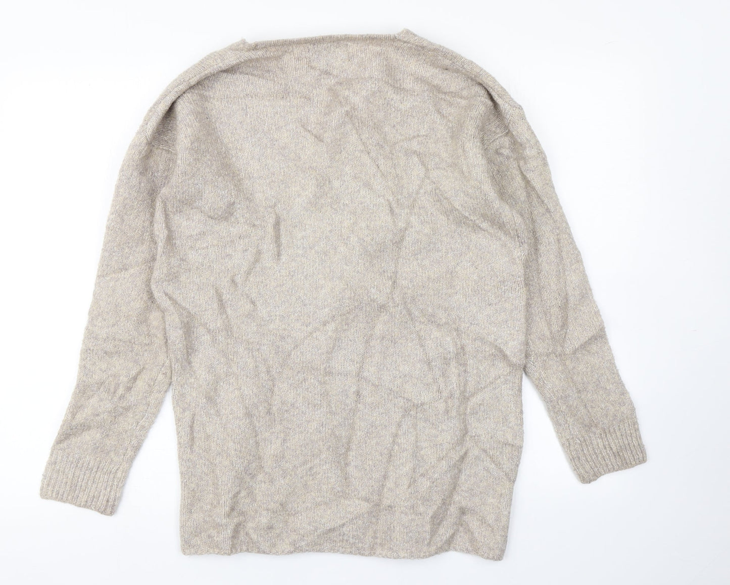 Papaya Womens Brown  Knit Pullover Jumper Size S