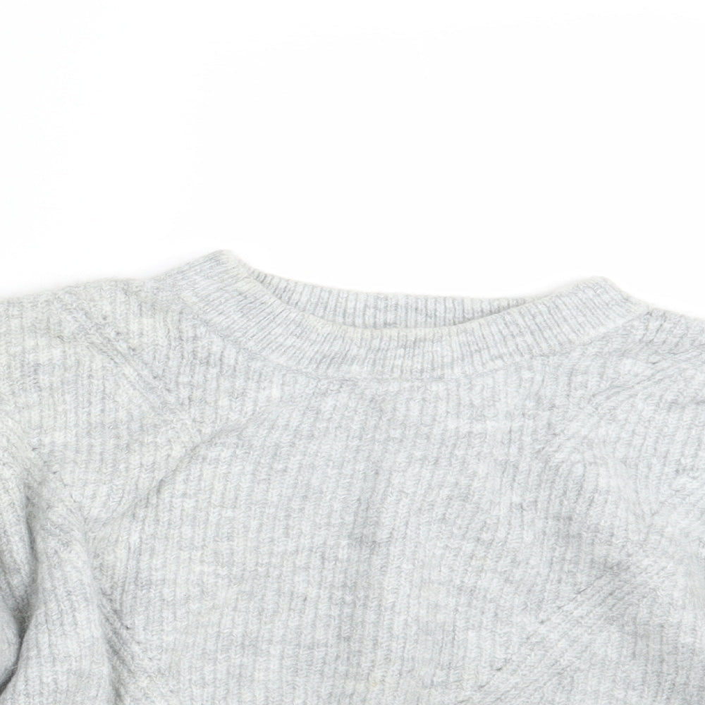 Topshop Womens Grey   Pullover Jumper Size M