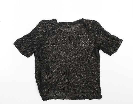 NEXT Womens Gold   Basic T-Shirt Size 8