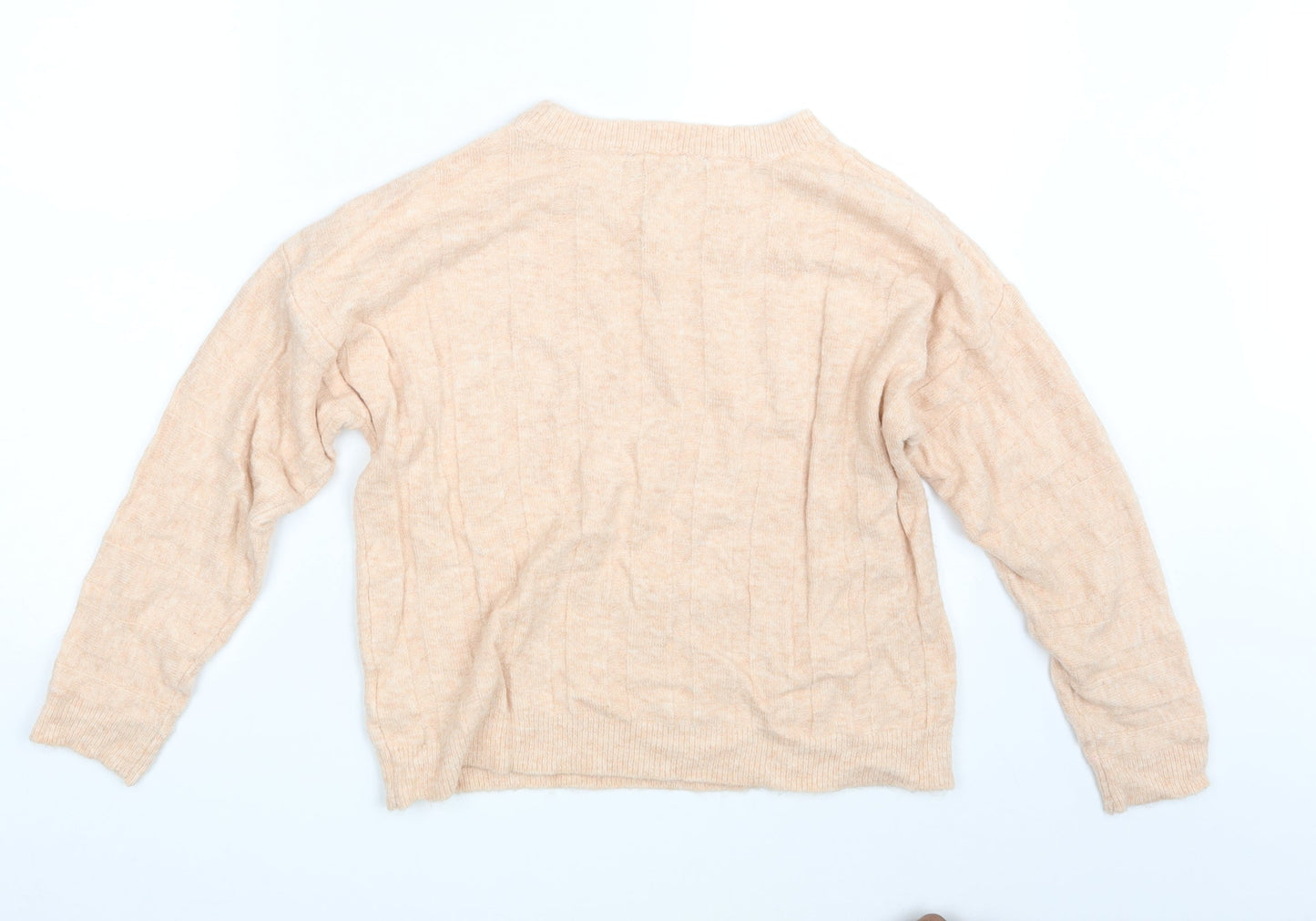 M&S Womens Orange   Pullover Jumper Size 10