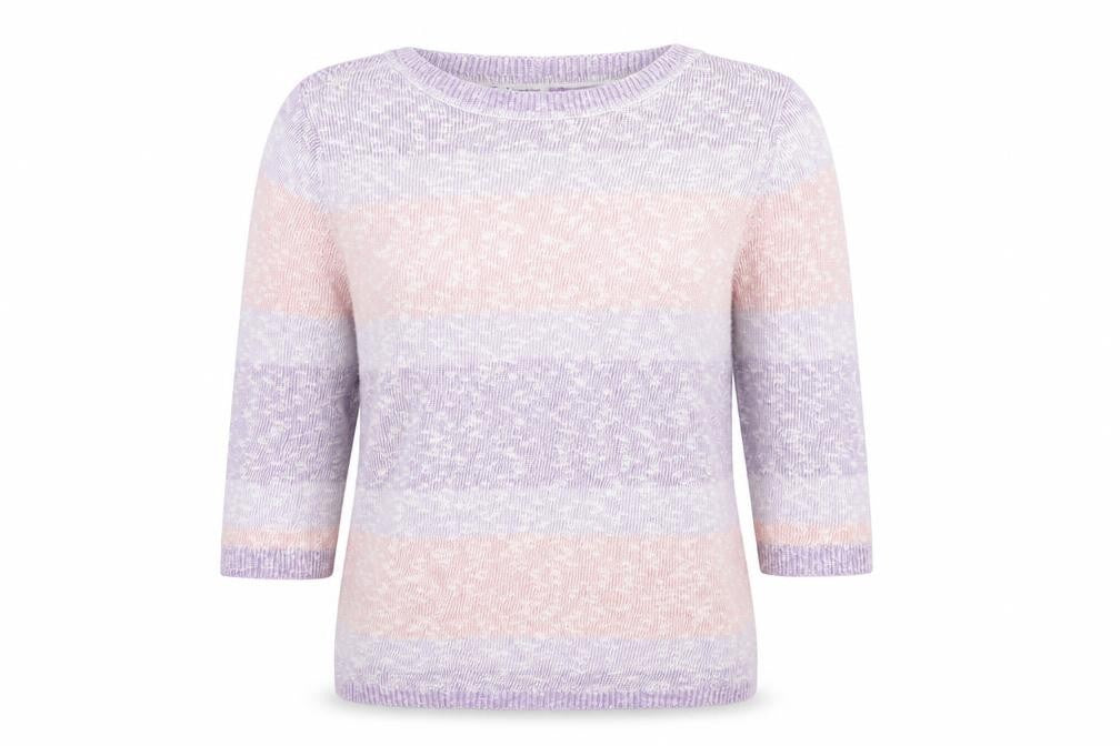 Damart Womens Multicoloured Striped  Pullover Jumper Size 10