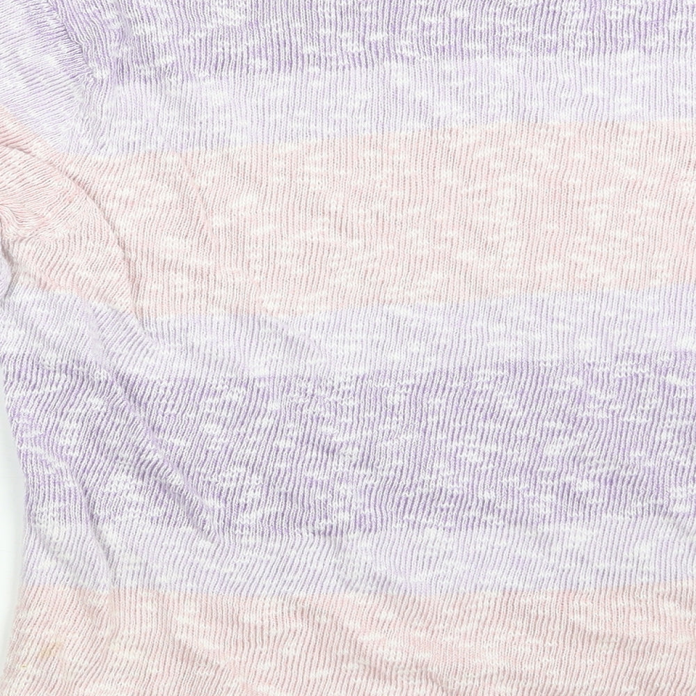 Damart Womens Multicoloured Striped  Pullover Jumper Size 10