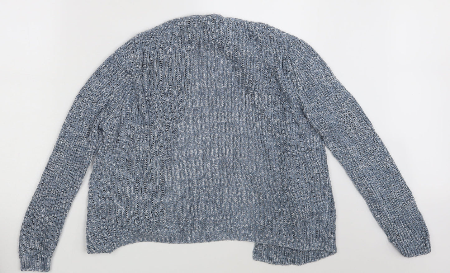 M&S Womens Blue   Wrap Jumper One Size