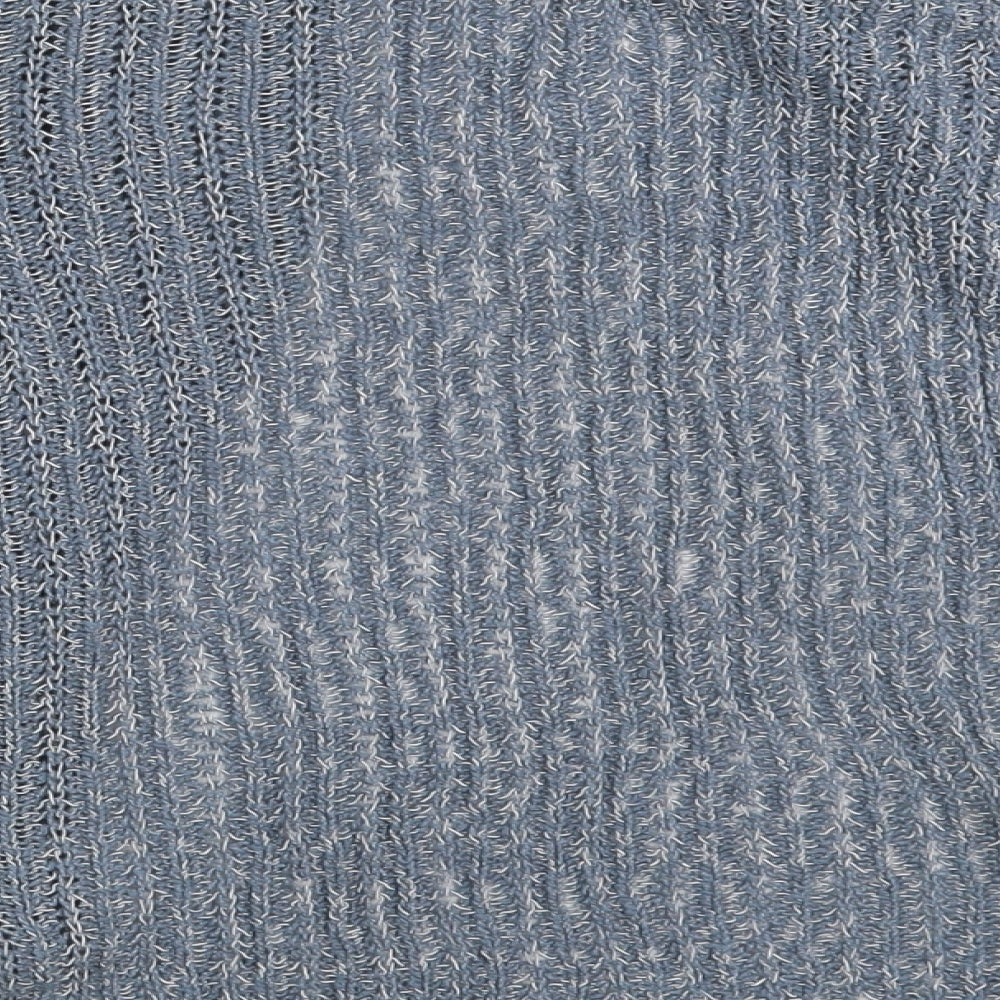 M&S Womens Blue   Wrap Jumper One Size