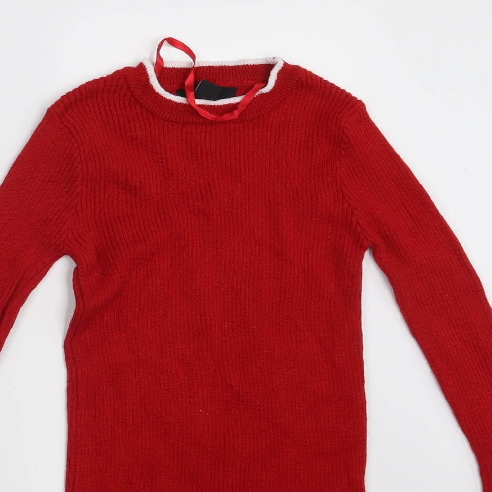 Preworn Womens Red   Pullover Jumper Size 8