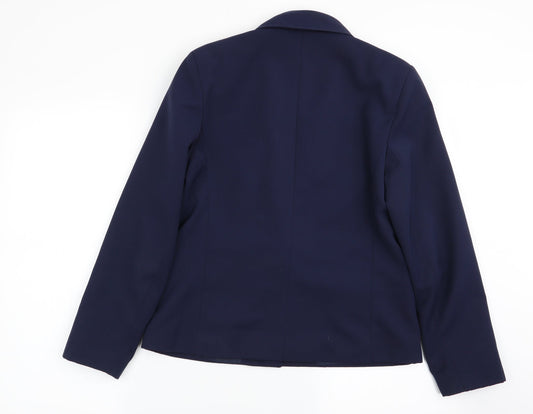 Preworn Womens Blue   Jacket Blazer Size 12