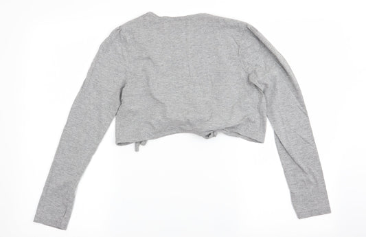 south  Womens Grey   Wrap T-Shirt Size 12