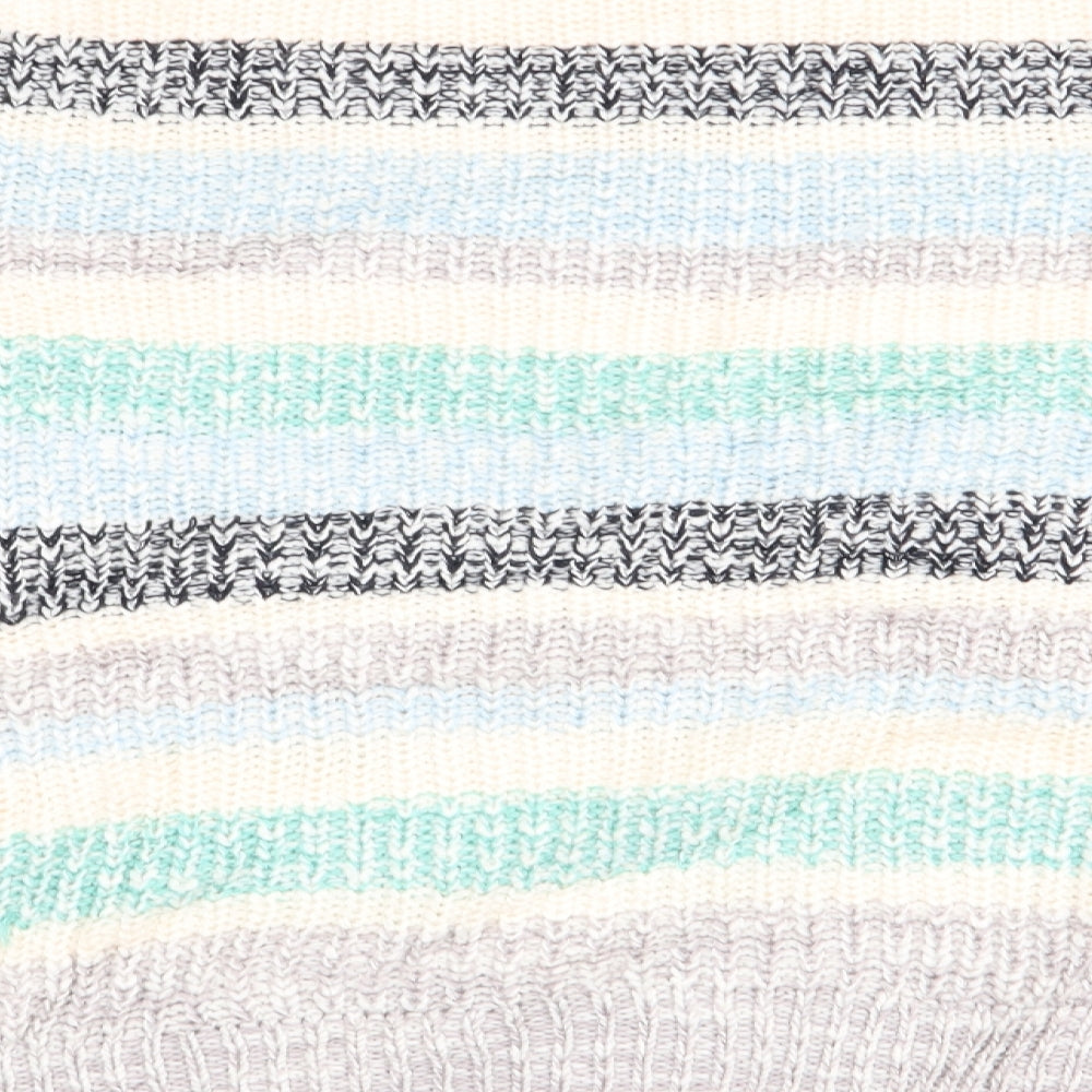 Spirit Womens Multicoloured Striped  Pullover Jumper Size 16