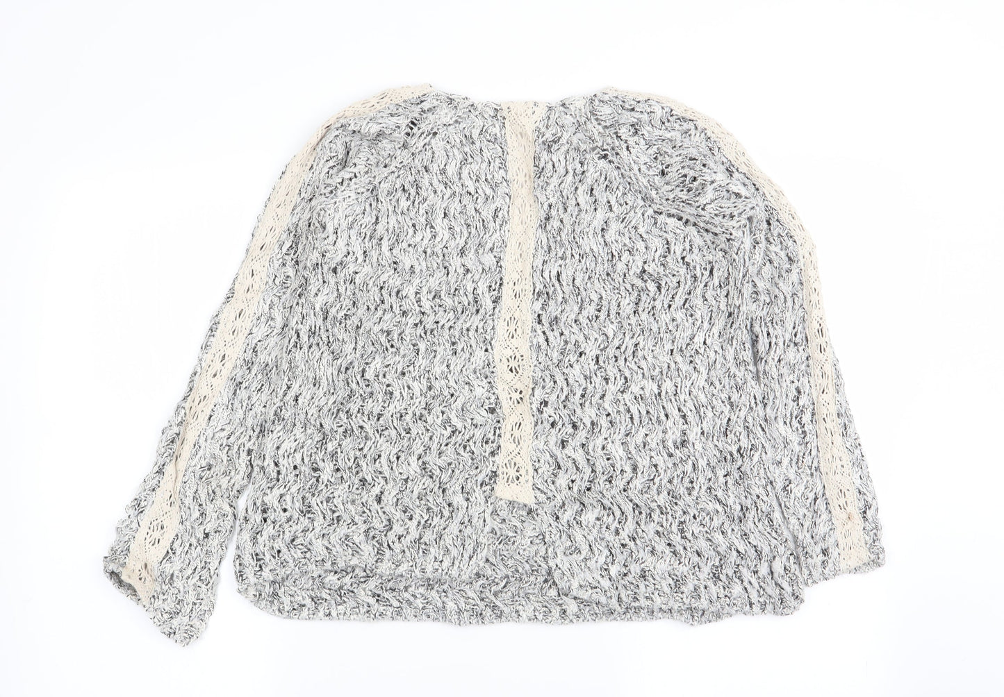 Zara Womens Grey   Pullover Jumper Size S