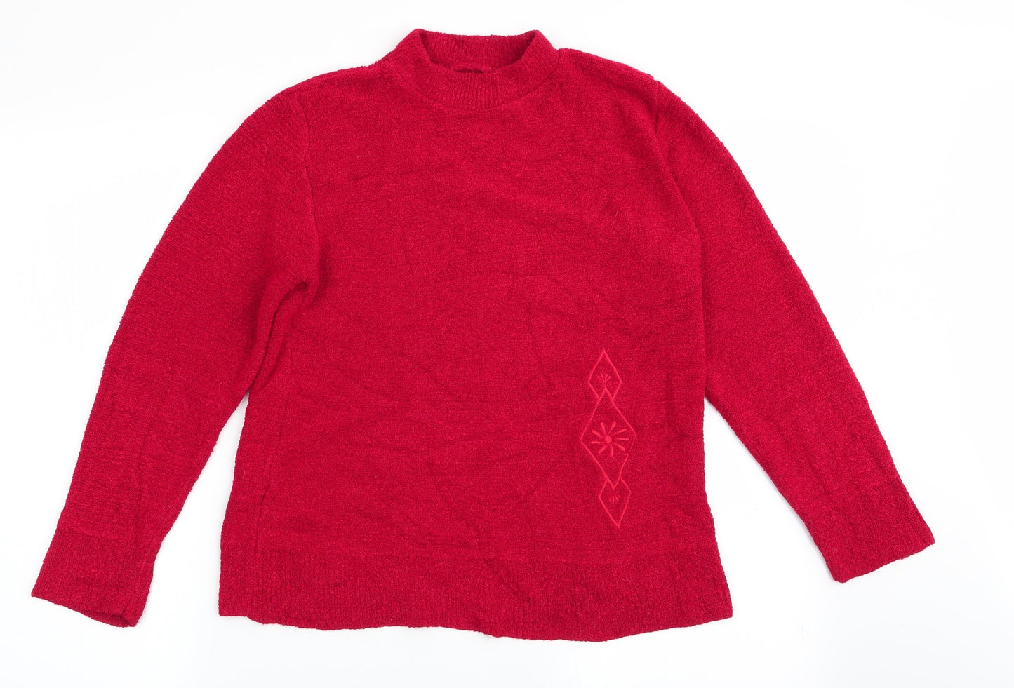 Preworn Womens Red   Pullover Jumper Size L