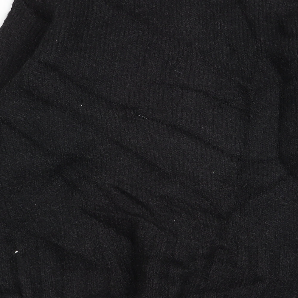 Debenhams Womens Black   Full Zip Jumper Size 12