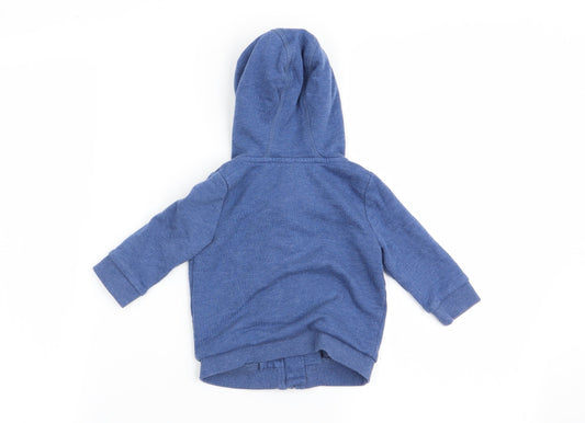 F&F Boys Blue   Full Zip Jumper Size 3-6 Months