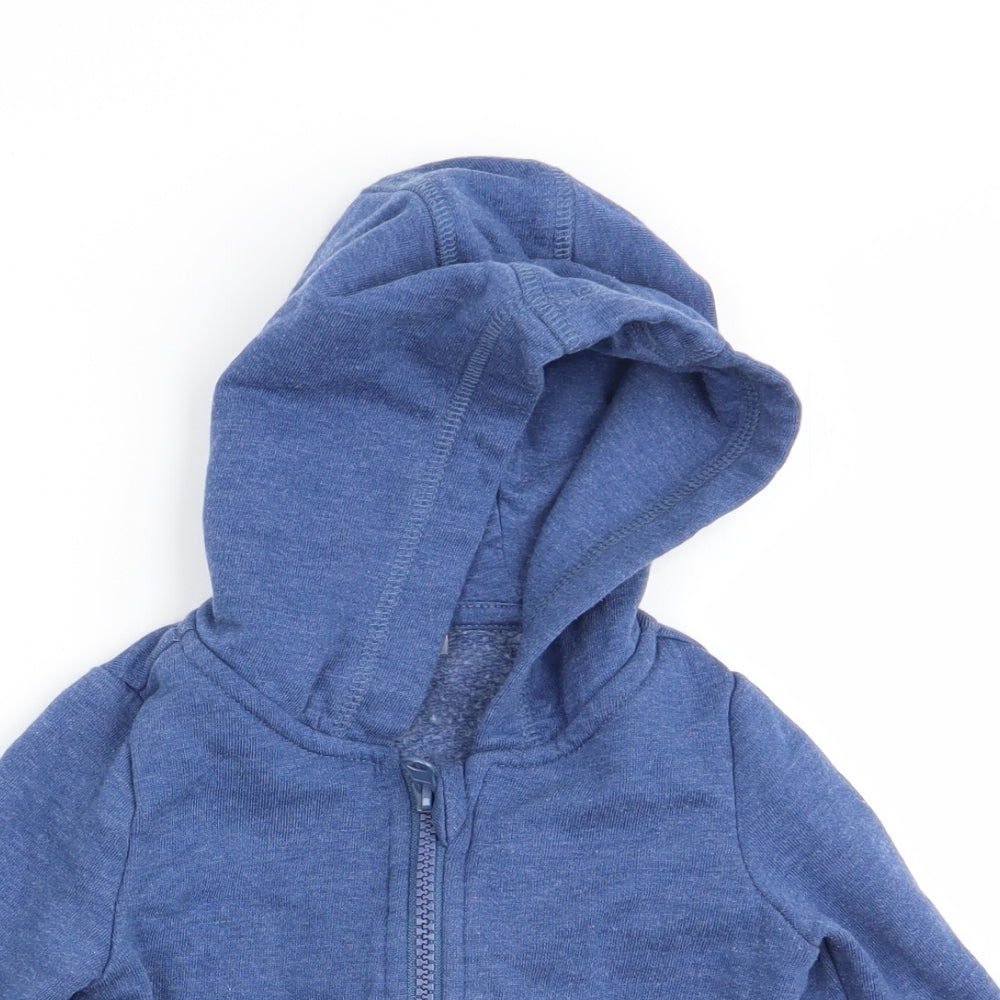 F&F Boys Blue   Full Zip Jumper Size 3-6 Months