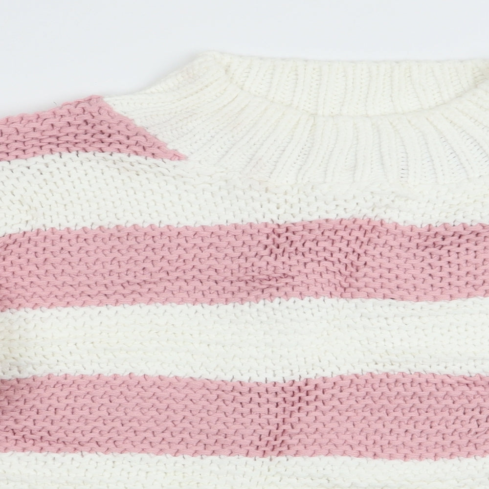 In the Style Womens Multicoloured Striped  Pullover Jumper Size 6