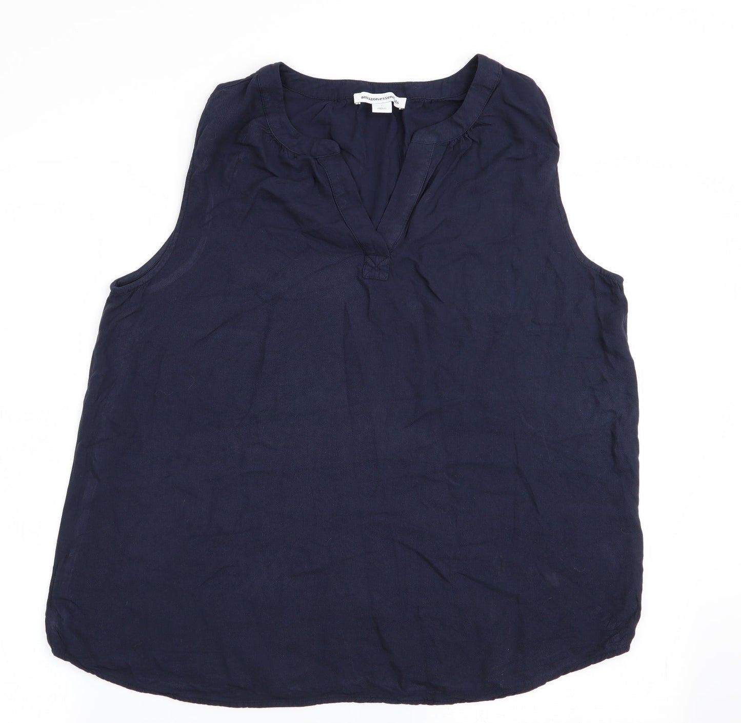 Amazon Essentials Womens Blue   Basic Blouse Size L