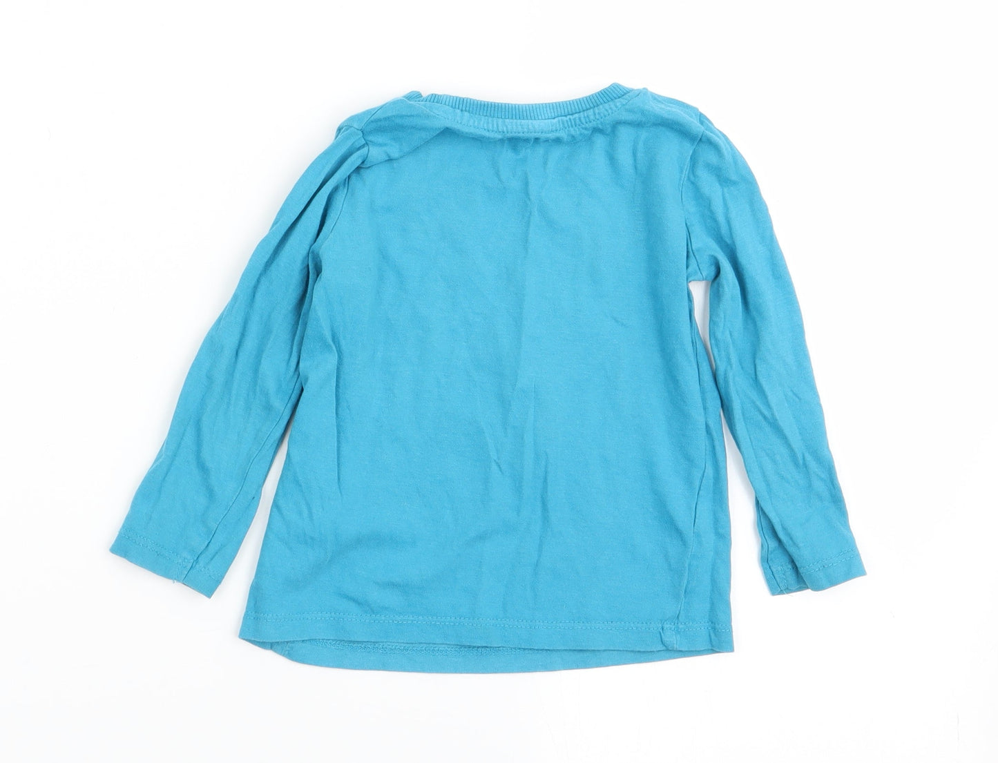 pep and co Boys Blue   Basic T-Shirt Size 12-18 Months