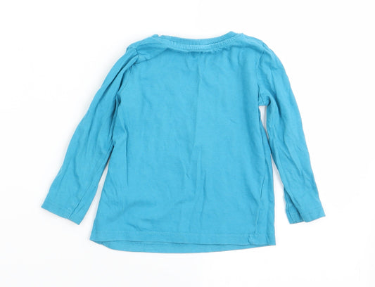 pep and co Boys Blue   Basic T-Shirt Size 12-18 Months