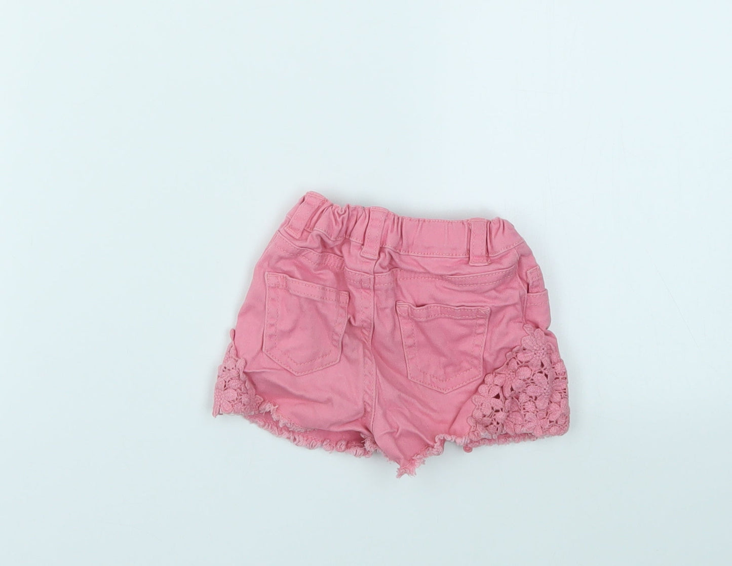 BABY GILR Girls Pink   Capri Jeans Size 9-12 Months