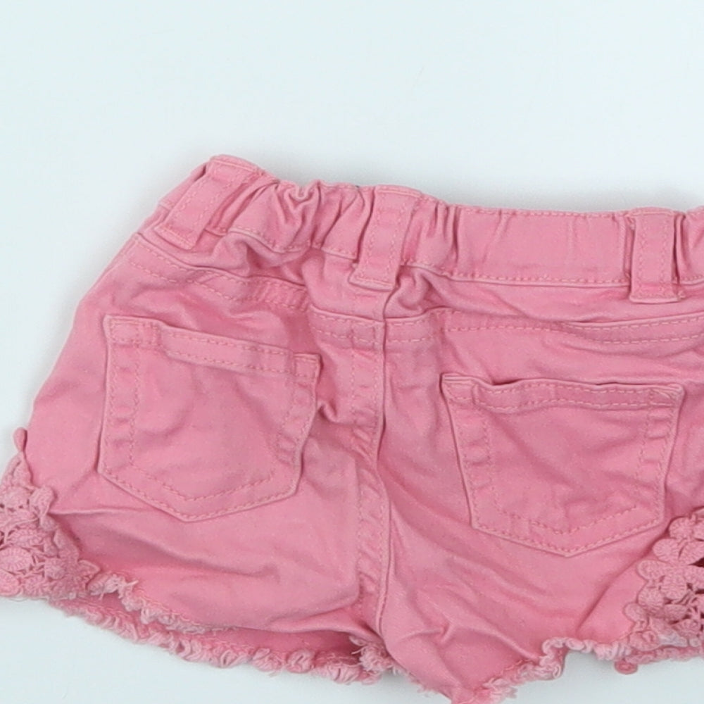 BABY GILR Girls Pink   Capri Jeans Size 9-12 Months