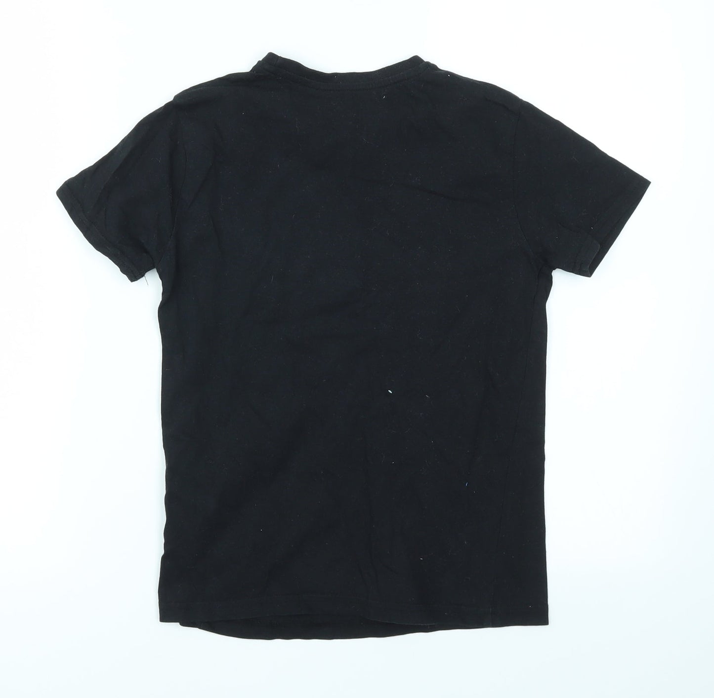 Primark Boys Black   Basic T-Shirt Size 9-10 Years