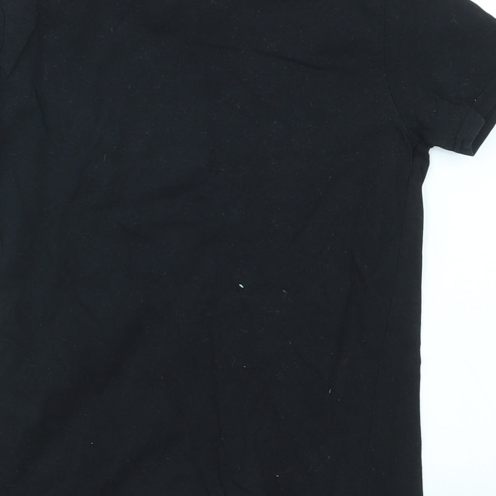 Primark Boys Black   Basic T-Shirt Size 9-10 Years