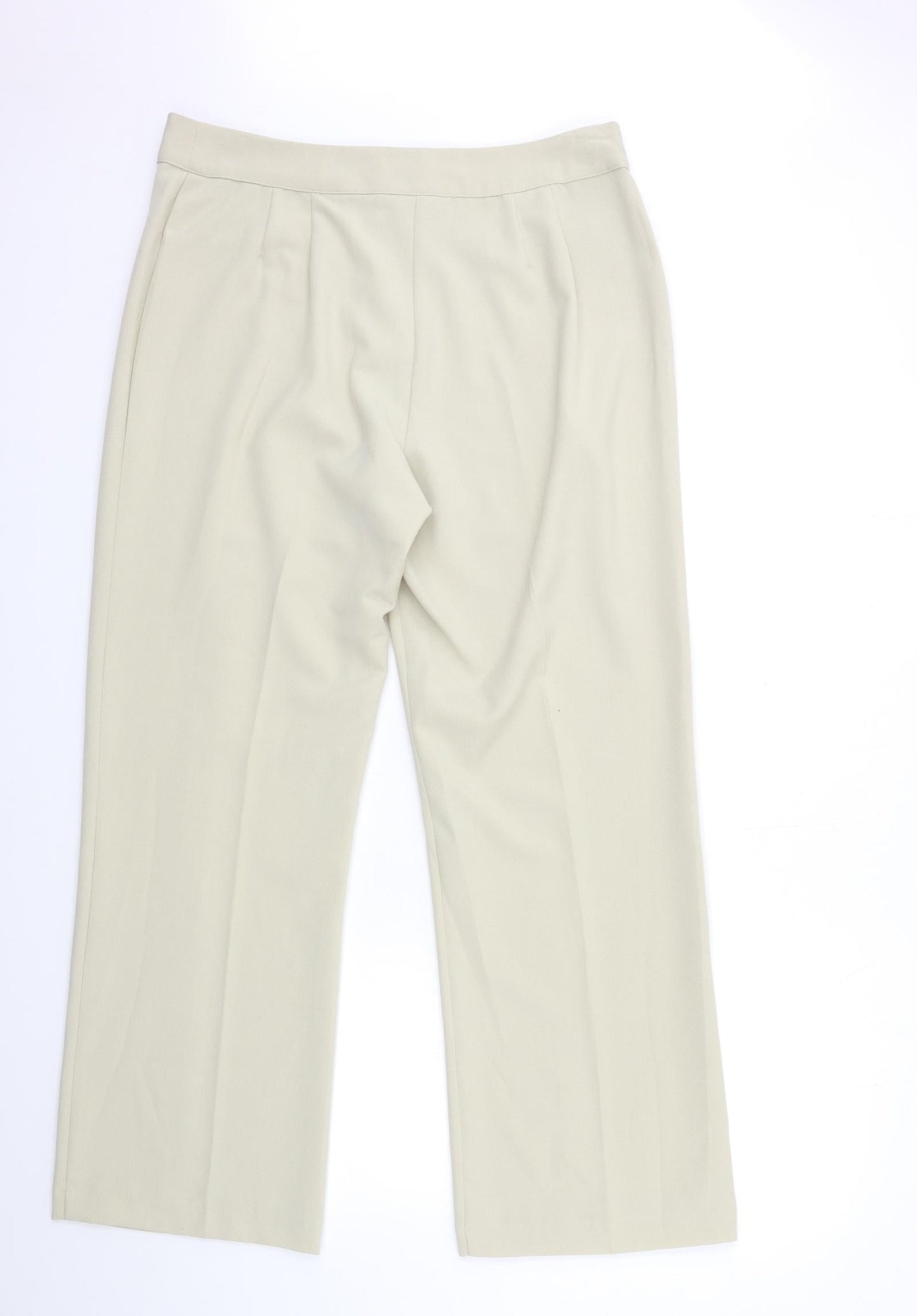 Preworn Womens Beige   Trousers  Size 34 in L31 in