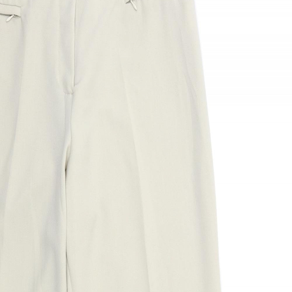 Preworn Womens Beige   Trousers  Size 34 in L31 in