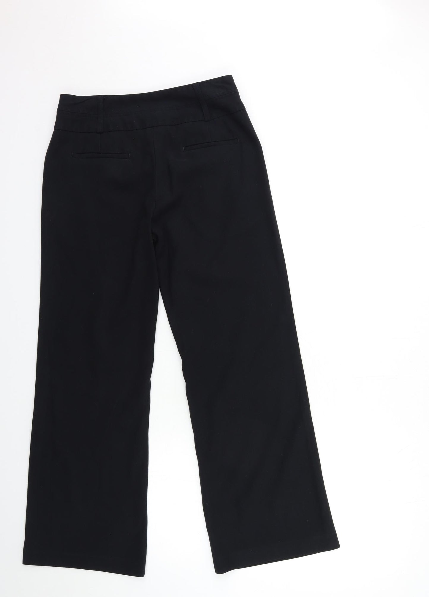 NEXT Womens Black   Trousers  Size 8 L28 in