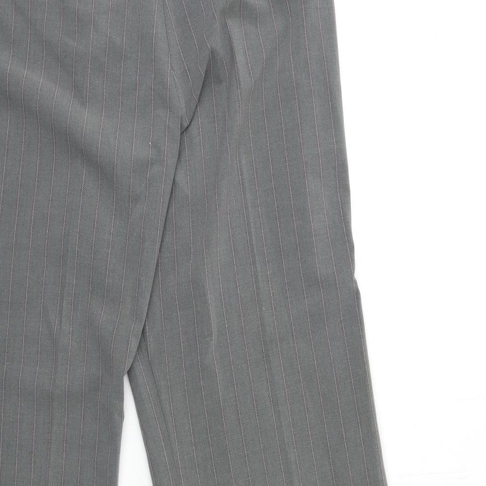 EVIE Womens Grey Striped  Trousers  Size 18 L30 in