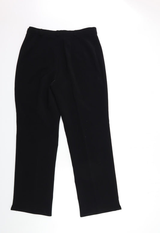 adania Womens Black   Trousers  Size 14 L29 in