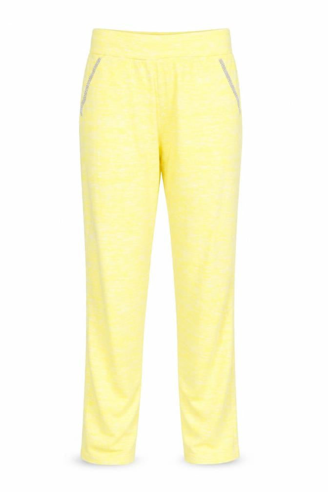Preworn Womens Yellow Striped  Cami Lounge Pants Size 10