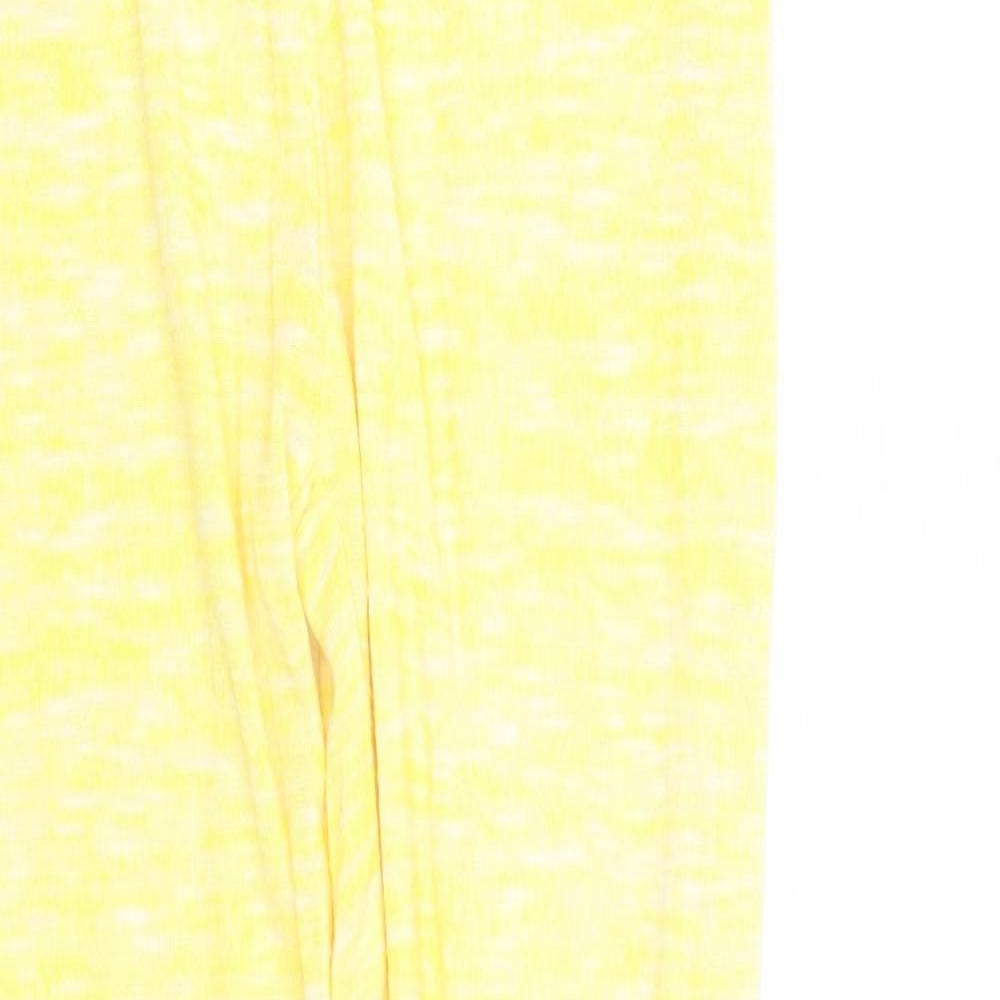 Preworn Womens Yellow Striped  Cami Lounge Pants Size 10