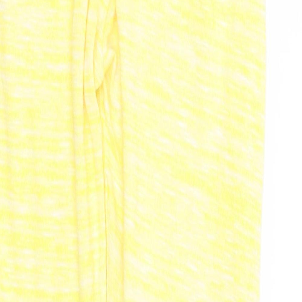 Preworn Womens Yellow Striped  Cami Lounge Pants Size 10