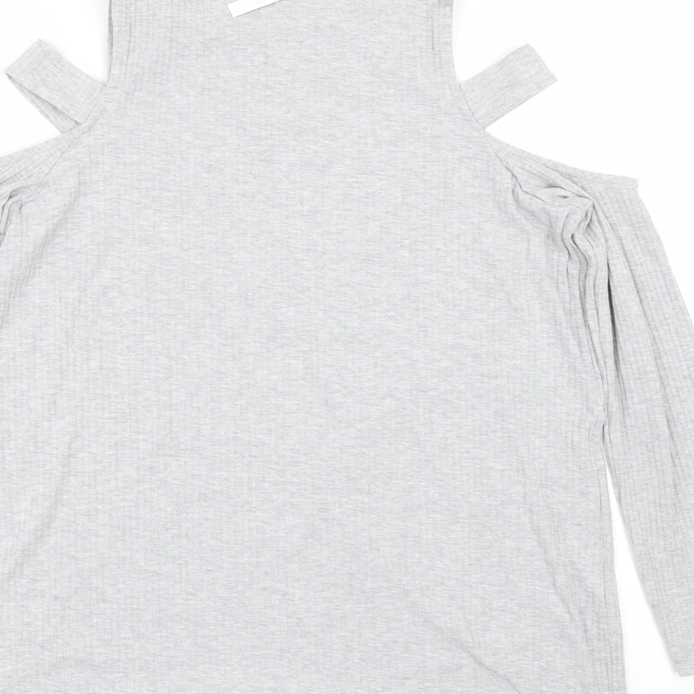 ASOS Womens Grey   Basic T-Shirt Size 12