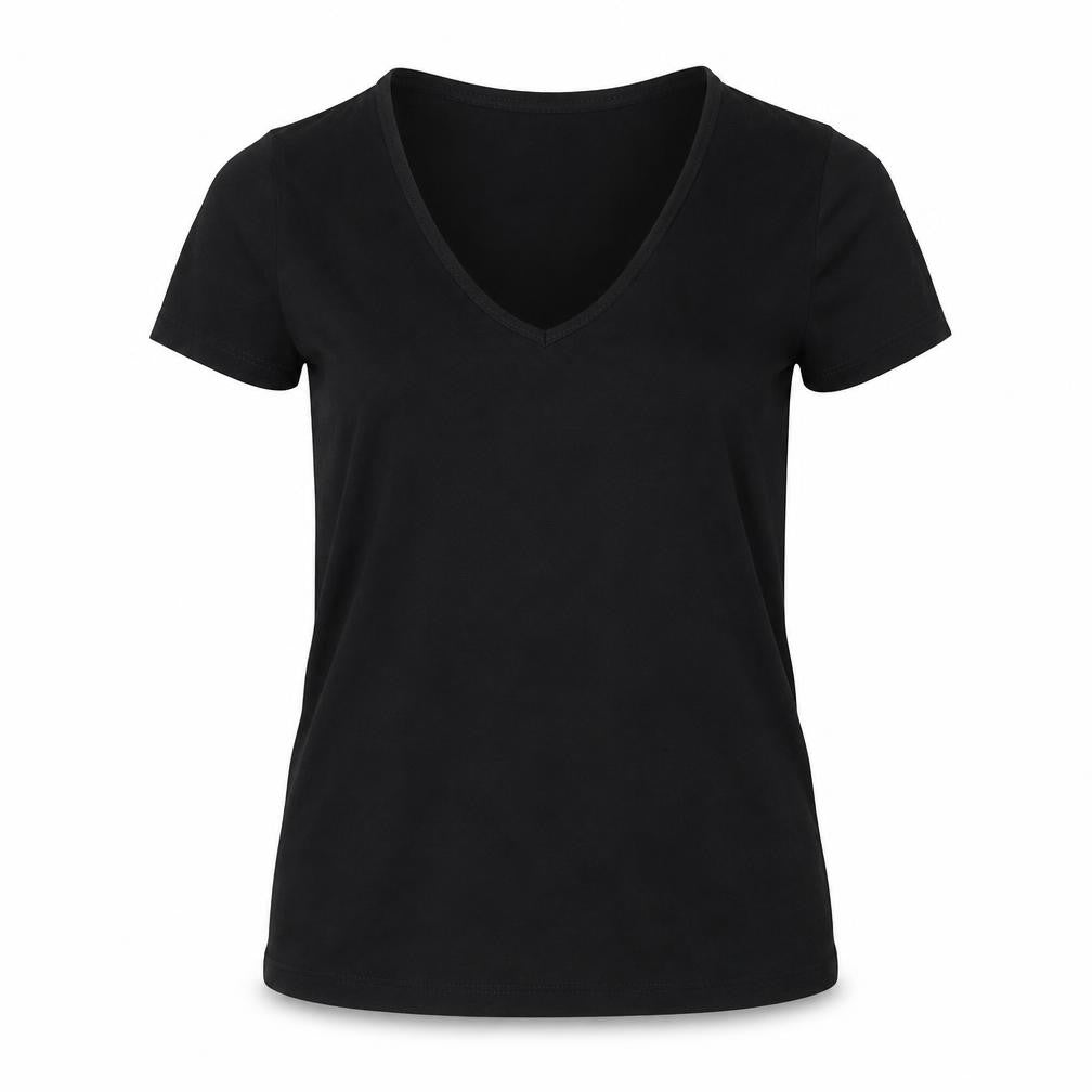 Red Herring Womens Black   Basic T-Shirt Size 8