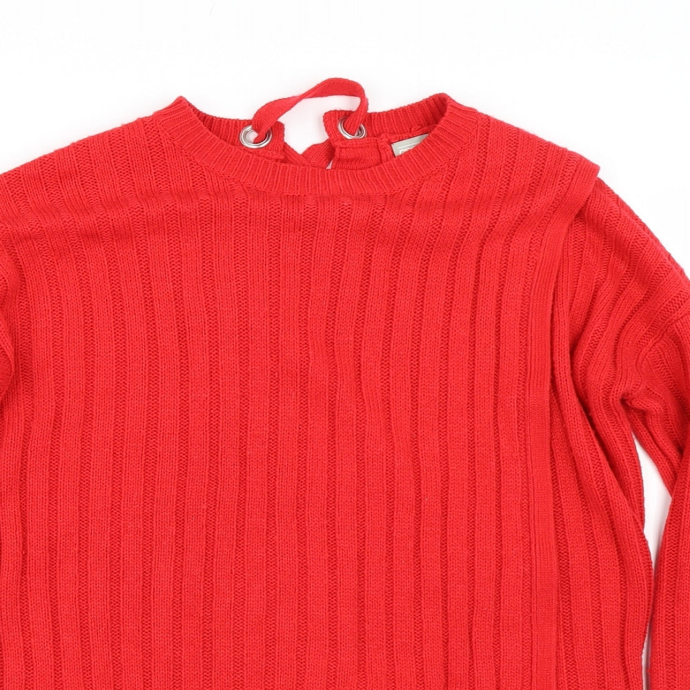 ASOS Womens Red   Pullover Jumper Size 8
