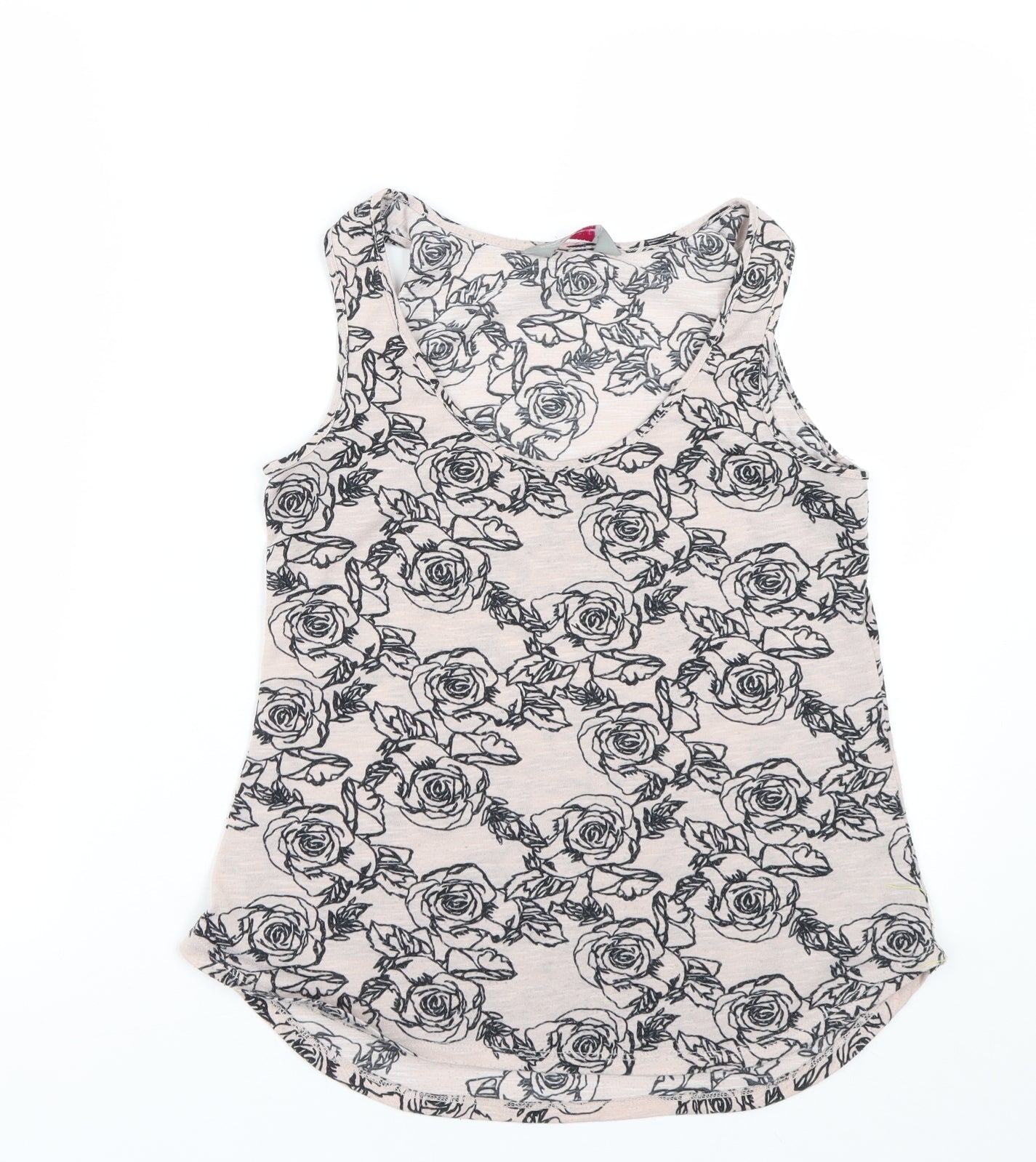 Dorothy Perkins Womens Pink Floral  Basic Tank Size 8