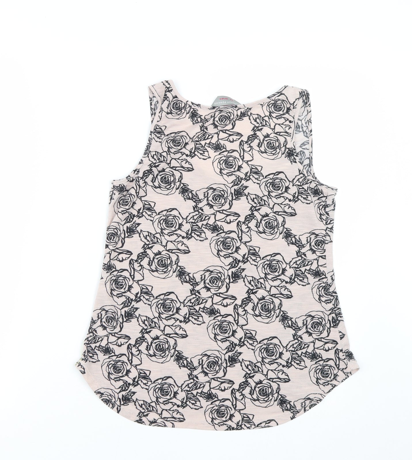 Dorothy Perkins Womens Pink Floral  Basic Tank Size 8