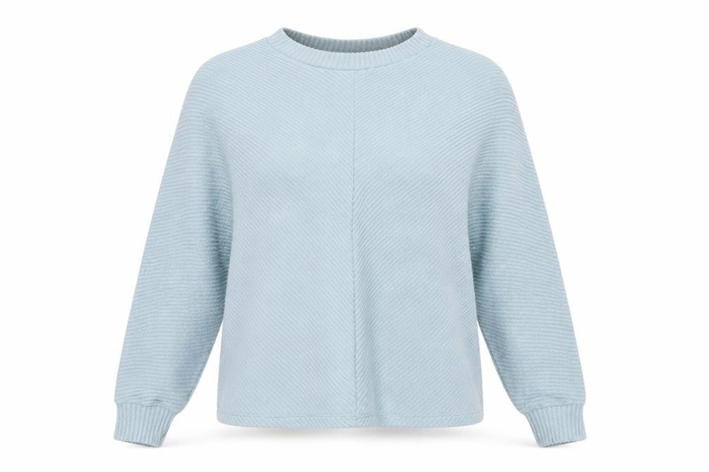 George Womens Blue Striped  Pullover Jumper Size S
