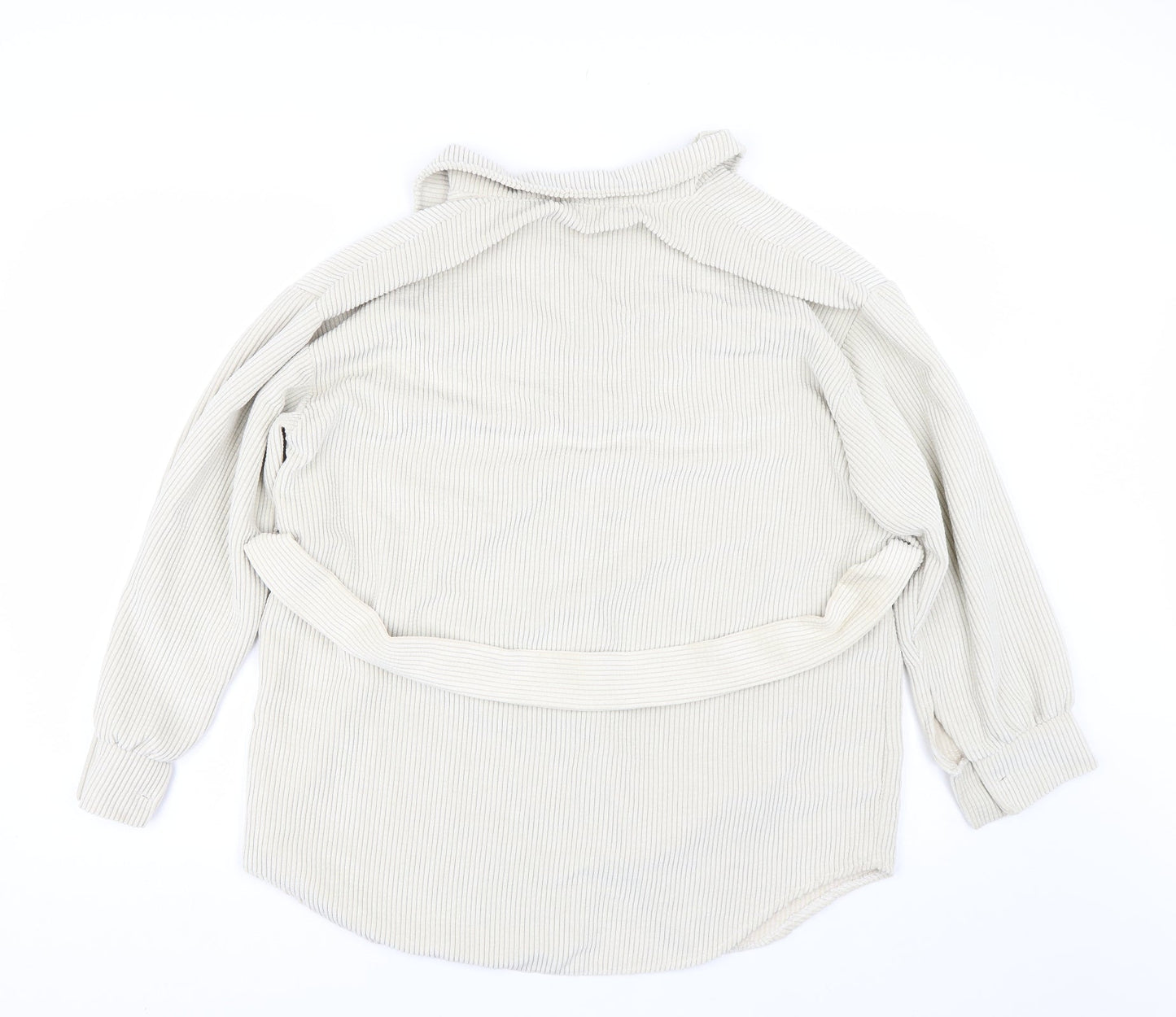 Preworn Womens Beige   Full Zip Jumper Size L