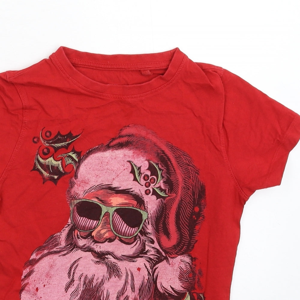 NEXT Boys Red   Basic T-Shirt Size 8 Years