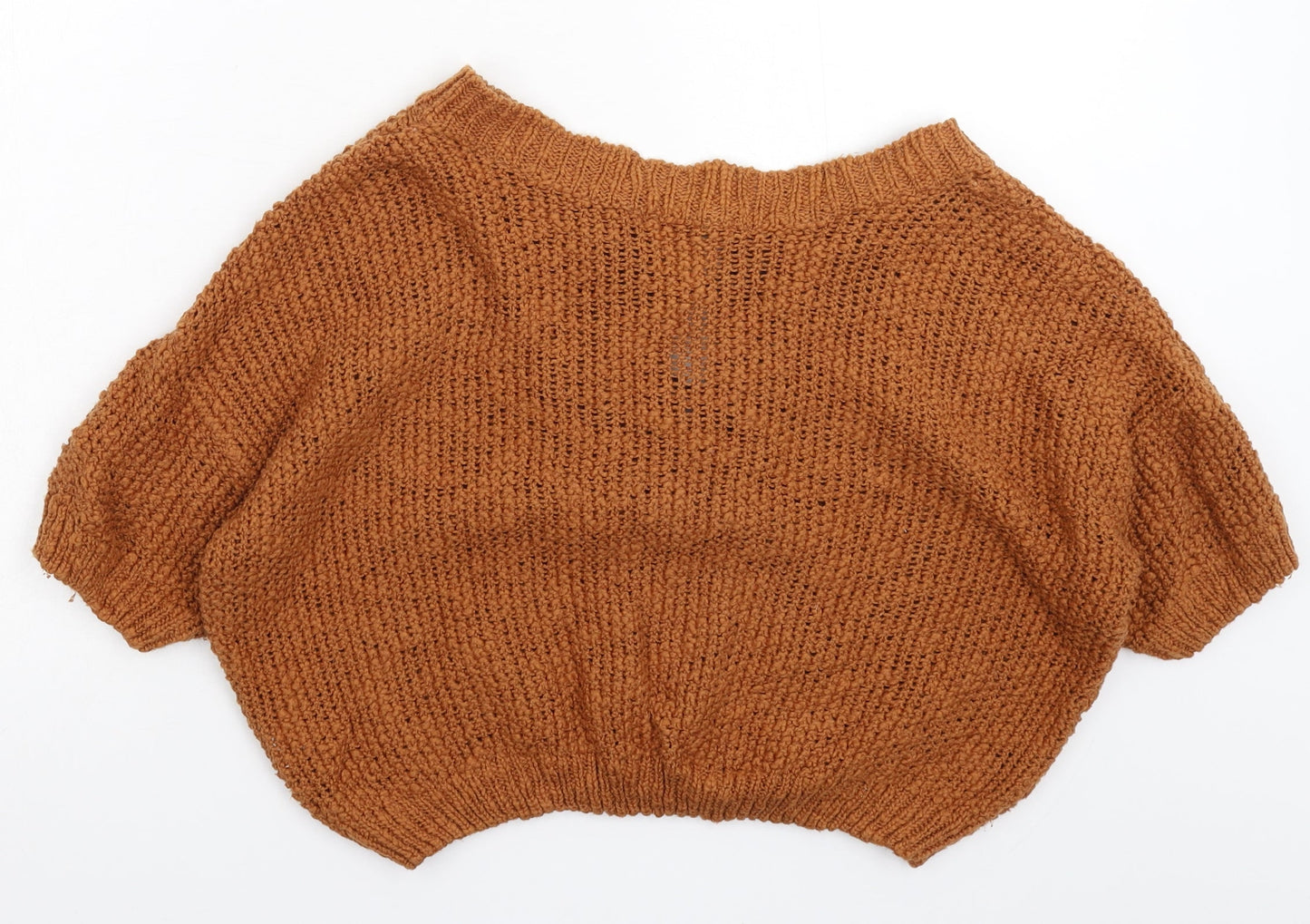 River Island Womens Brown  Knit Pullover Jumper Size 10