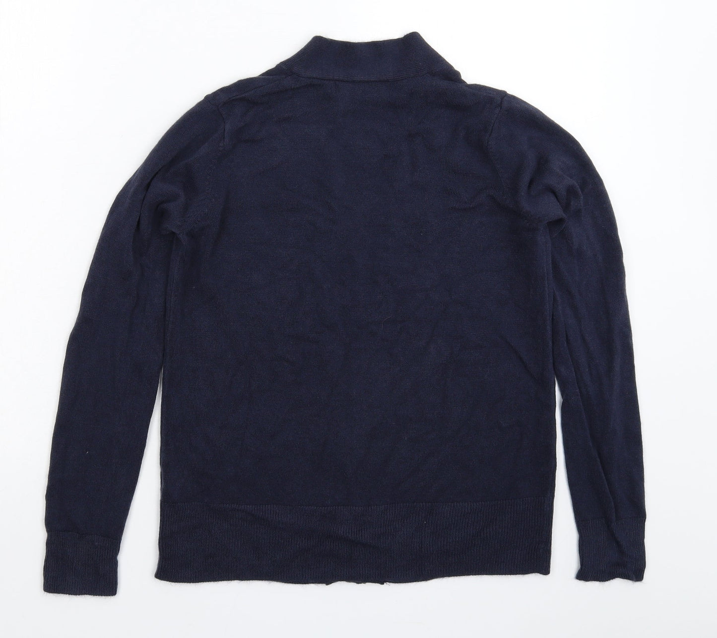 Marks and Spencer Womens Blue  Knit Cardigan Jumper Size S