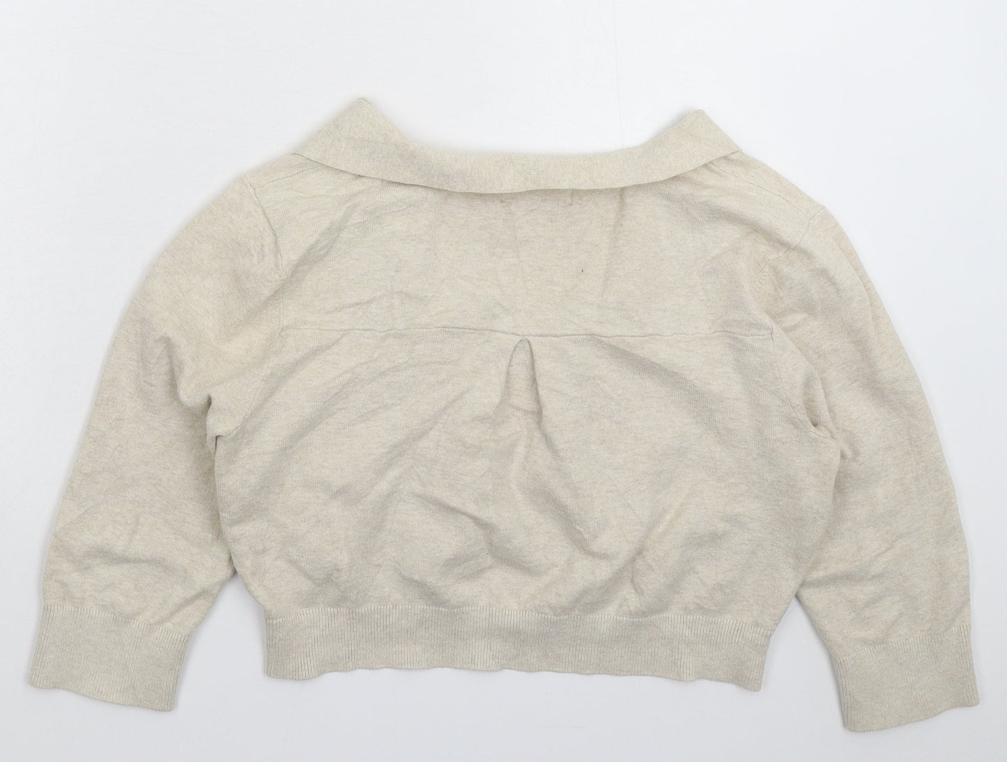 Wallis Womens Grey  Knit Cardigan Jumper Size M