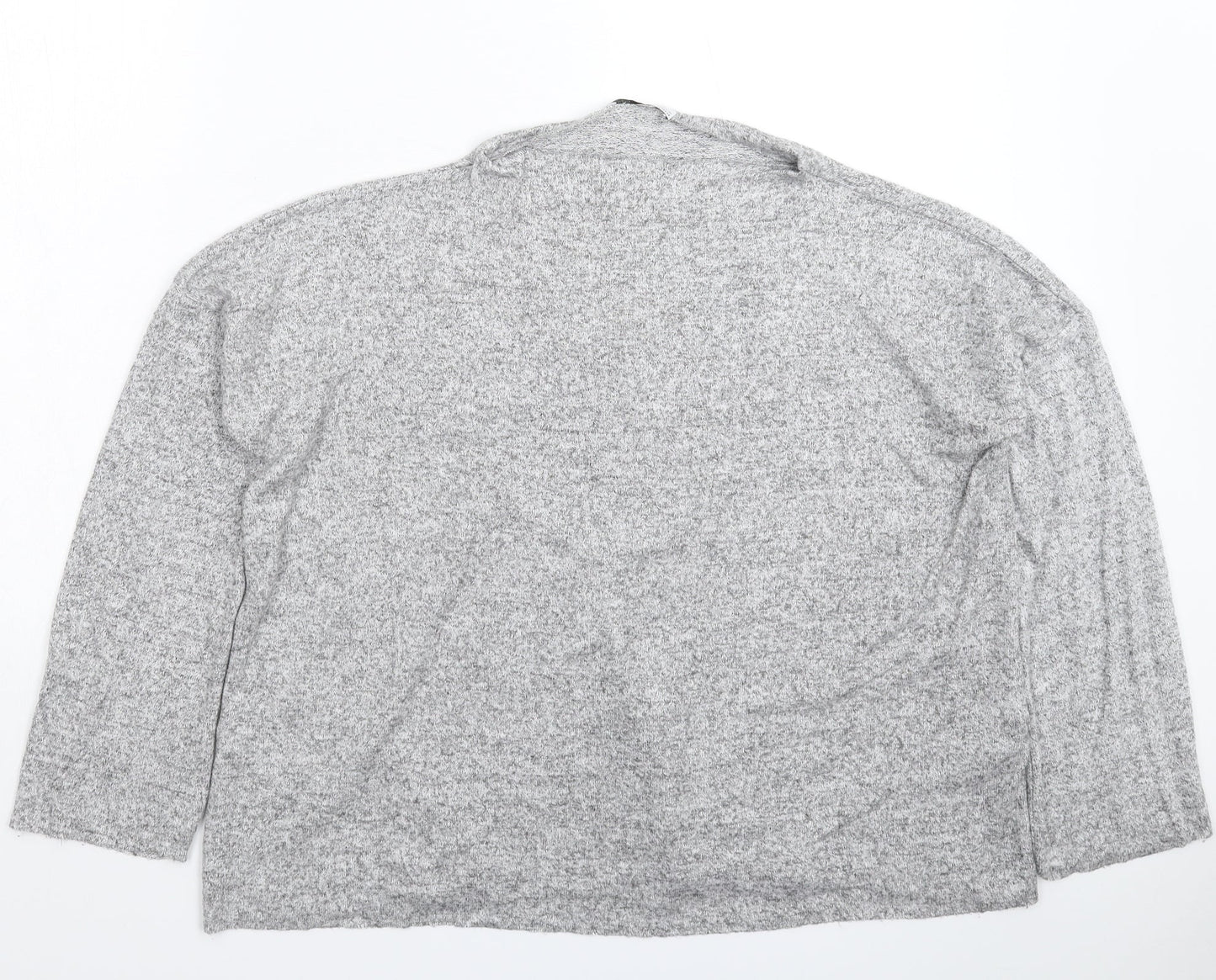 Zara Womens Grey  Knit Pullover Jumper Size M