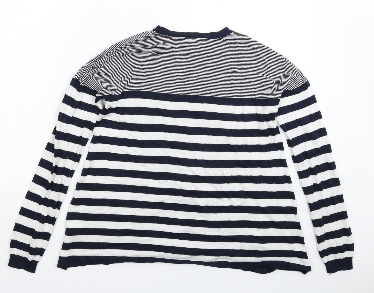 Atmosphere Womens Multicoloured Striped Knit Pullover Jumper Size 10