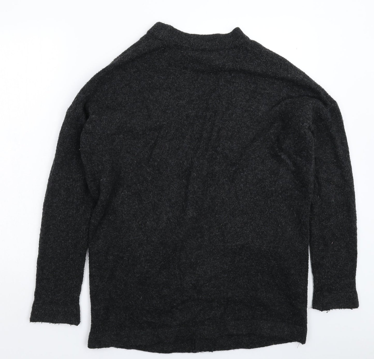 H&M Womens Grey  Knit Cardigan Jumper Size S